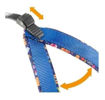 Imagen de Collar azul y animalitos 37-45cm x 25mm