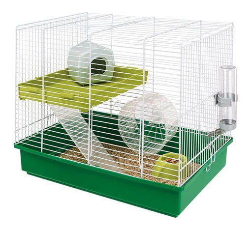 Imagen de Hamster Duo Gabbia Bianca