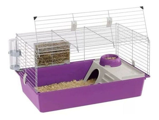 Imagen de Habitat para cobayas Cavie 80 puerta lateral