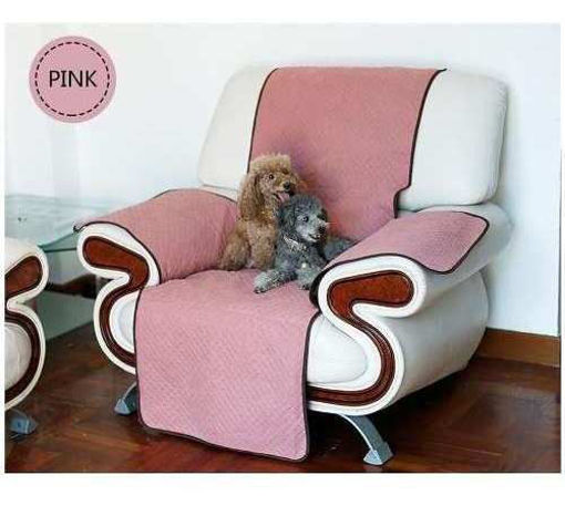 Imagen de Protector de Sofa suave rosa