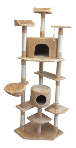 Imagen de Rascador 3 columnas 59x59x210cm