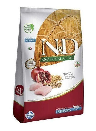 Imagen de N&D ANCESTRAL GATOS CASTRADOS 7,5KG