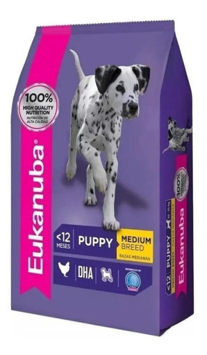 Imagen de Eukanuba puppy medium breed 15kg