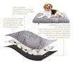 Imagen de Cama rectangular con memoria gris L74x46x7cm