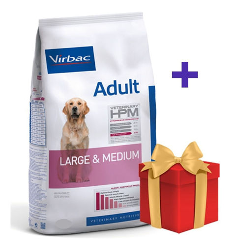 Imagen de HPM adult Dog large & medium 12kg