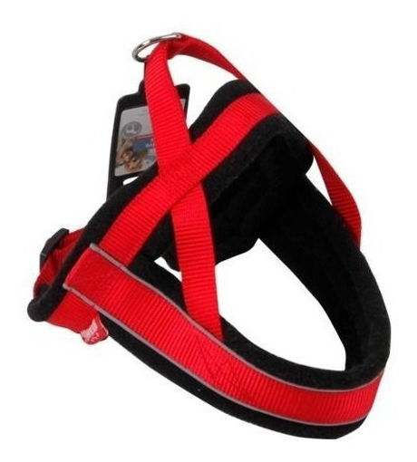 Imagen de Arnes acolchonado rojo M