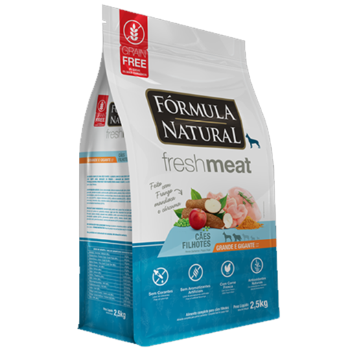 Imagen de Formula Natural, fresh meat cachorros gdes y gigantes 12kg