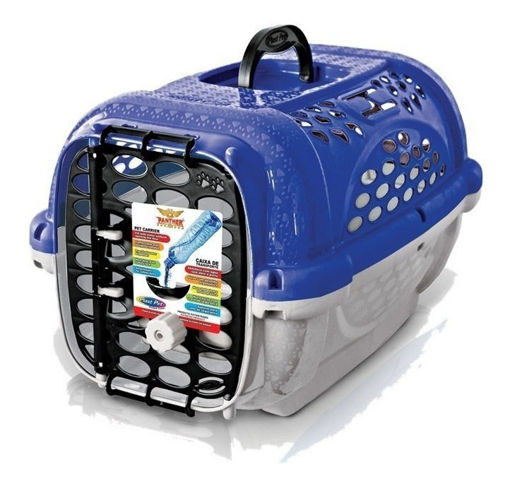 Imagen de Transportadora Panther 1 azul 44*31*27cm