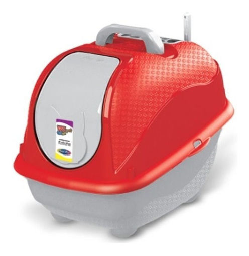 Imagen de Baño para gatos WC cat box pop Rojo 57*42*43