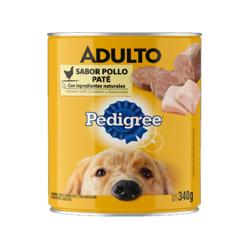 Imagen de Pedigree adulto pollo lata 340 grs