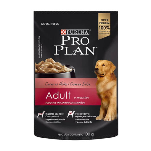 Imagen de Pro Plan perros carne salsa 100grs