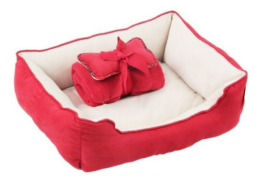 Imagen de Cama con accesorios 42x52cm roja