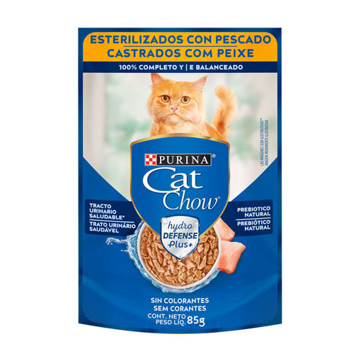 Imagen de Cat Chow Esterilizado Pescado Salsa 85grs