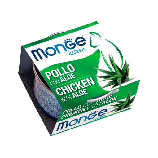 Imagen de Monge cat fruits kitten chicken y aloe 80g
