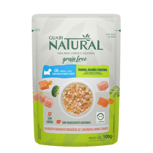 Imagen de Guabi Natural Grain Free Perro Pollo Salmon y Vegetales 100gr