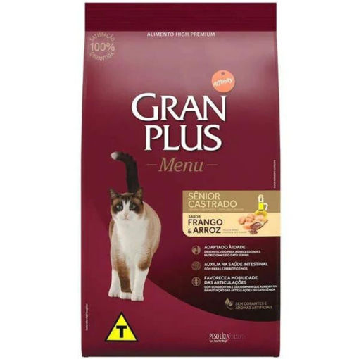Imagen de GRAN PLUS GATO SENIOR 3KG POLLO Y ARROZ