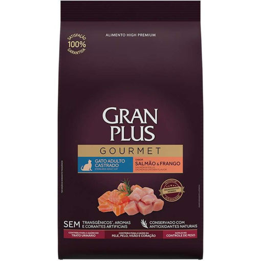 Imagen de GRAN PLUS GOURMET GATO CAST 10KG SALMON Y POLLO