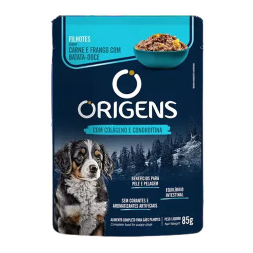 Imagen de Origens perro cachorro carne, pollo y boniato 85gr