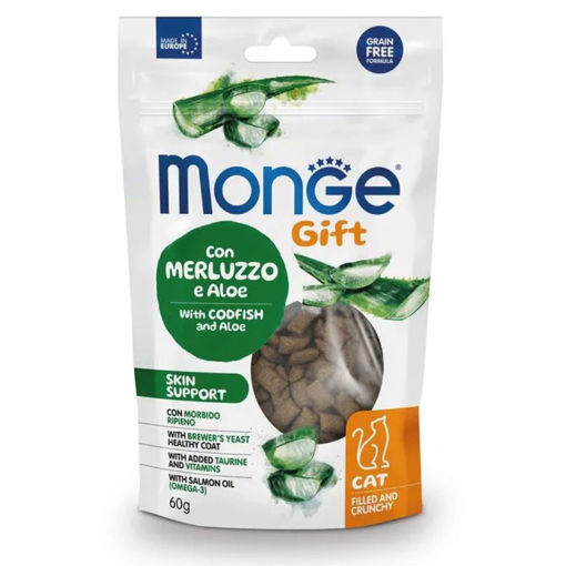 Imagen de Monge Relleno y Crocante Piel Sensible Merluza y Aloe 60gr
