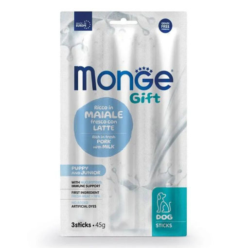 Imagen de Monge Stick Cachorros Cerdo y Leche 45gr