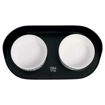 Imagen de Comedero ALTITUD Urban Style blanco y negro 2x450ml