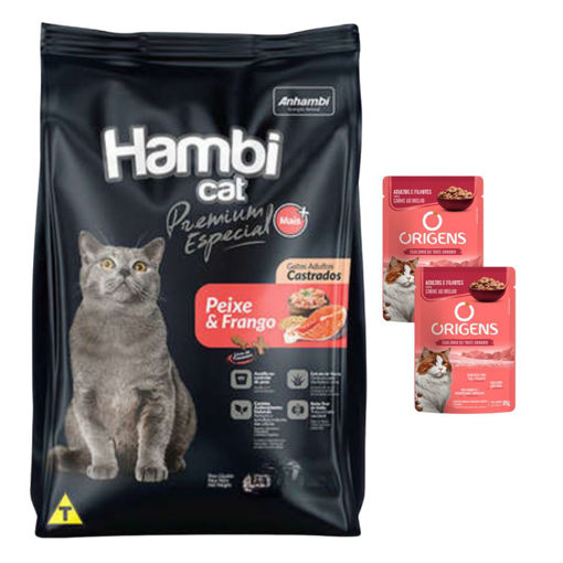 Imagen de HAMBI PRE. ESP. GATO CAST. PEIXE & FRANGO 20kg