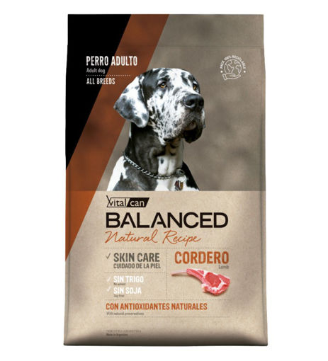 Imagen de Balanced Natural Recipe perro cordero 15kg