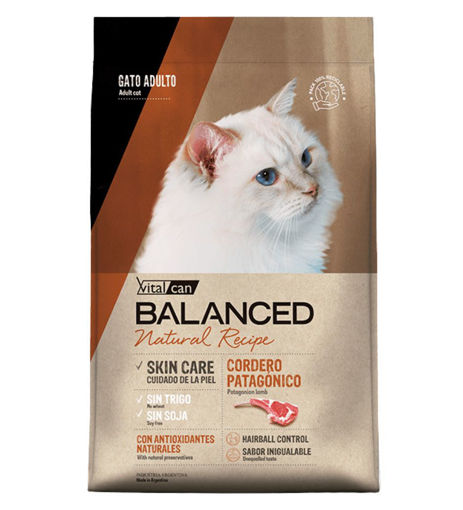 Imagen de Balanced Natural Recipe gato cordero 3kg