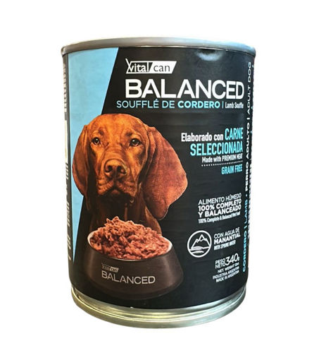 Imagen de Balanced Souffle adultos cordero 340g