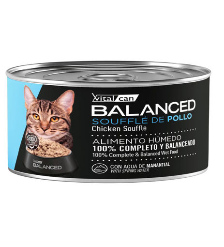 Imagen de Balanced Souffle gato pollo 85g