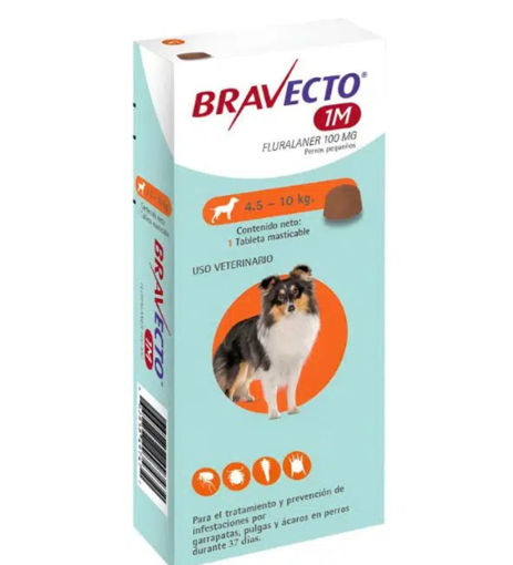 Imagen de Bravecto Mensual de 4.5 a 10 kg
