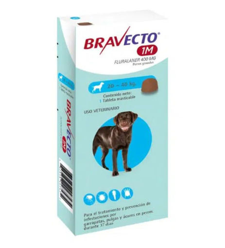 Imagen de Bravecto Mensual de 20 a 40 kg