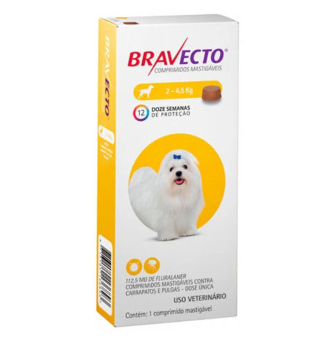 Imagen de Bravecto Trimestral de 2 a 4.5 kg