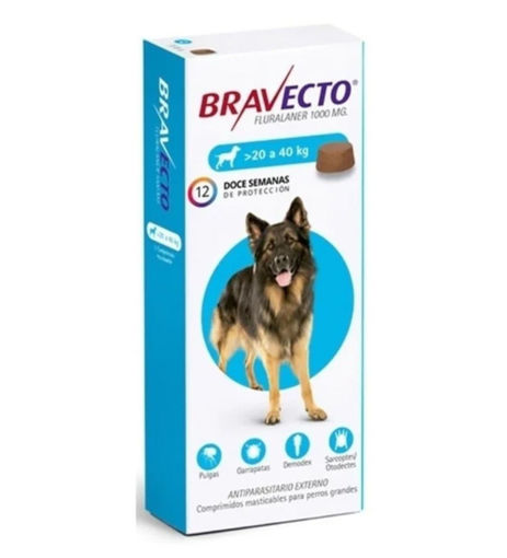 Imagen de Bravecto Trimestral de 20 a 40 kg