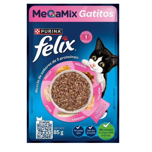 Imagen de Felix Megamix Gatitos 85g