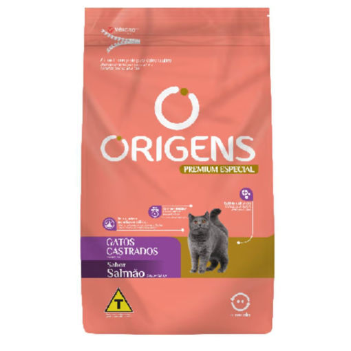 Imagen de Origens Gato Castrado Salmon 10kg