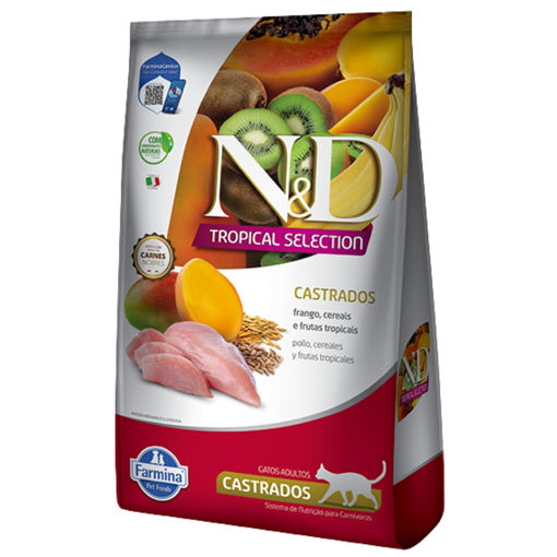 Imagen de N&D TROPICAL FELINE CAST POLLO 7KG