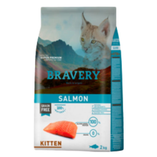Imagen de BRAVERY SALMÓN KITTEN 2KG