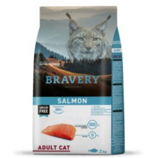 Imagen de BRAVERY SALMÓN ADULT CAT 2KG