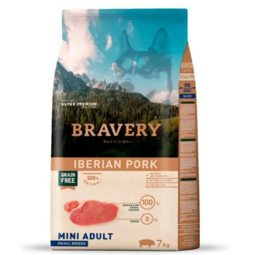 Imagen de BRAVERY IBERIAN PORK MINI ADULT SMALL 7KG