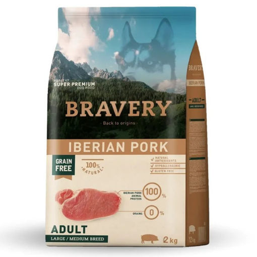 Imagen de BRAVERY IBERIAN PORK ADULT L/M 4KG