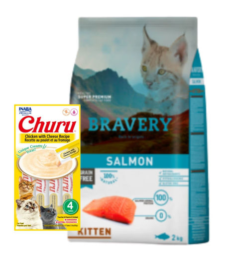 Imagen de BRAVERY SALMÓN KITTEN 2KG