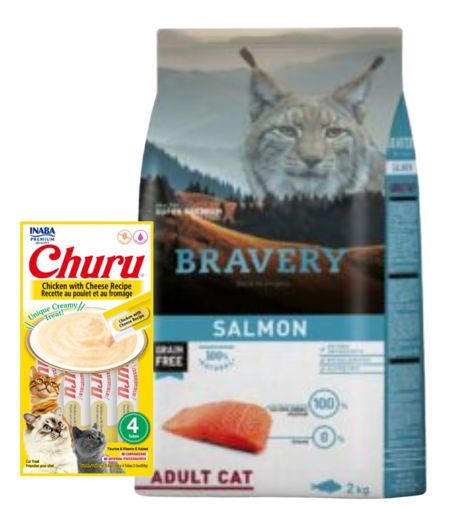 Imagen de BRAVERY SALMÓN ADULT CAT 2KG