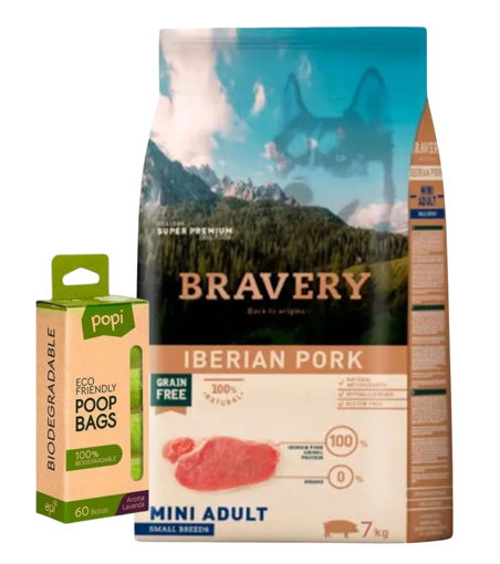 Imagen de BRAVERY IBERIAN PORK MINI ADULT SMALL 7KG