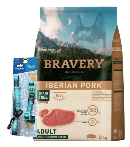 Imagen de BRAVERY IBERIAN PORK ADULT L/M 4KG