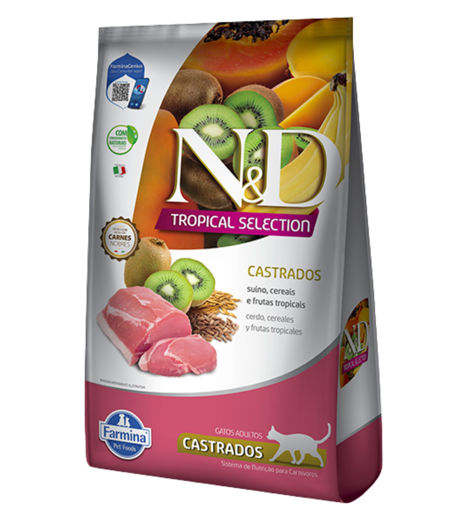 Imagen de N&D TROPICAL FELINE CAST CERDO 7KG