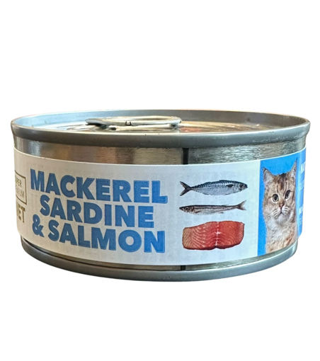 Imagen de AMITY ADULT CAT SARDINA Y SALMON 95G