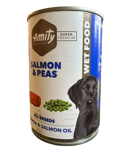 Imagen de AMITY DOG SALMON Y ARVEJAS 400G